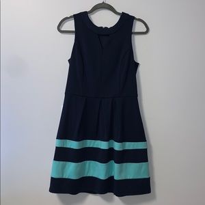 Navy and Light Blue Dress